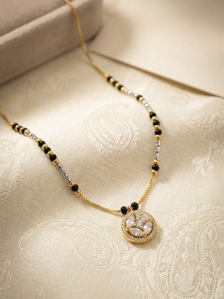 Celestial Crystal Mangalsutra