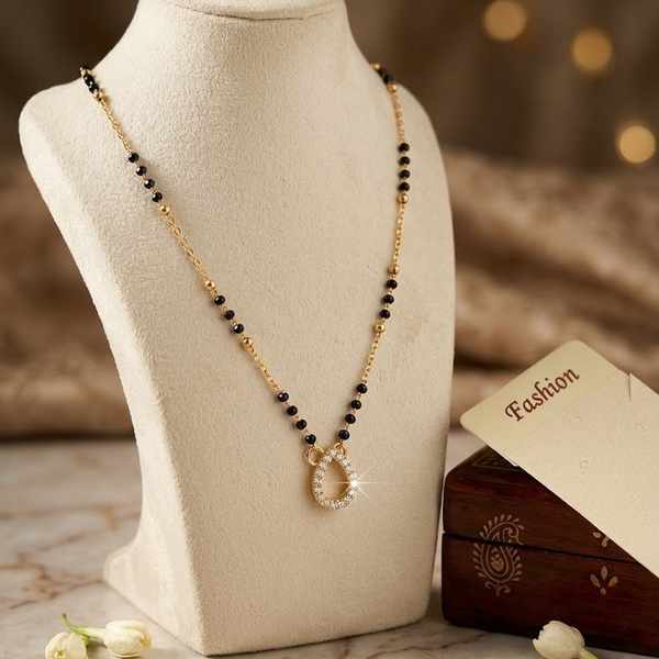 Sparkling Teardrop Mangalsutra