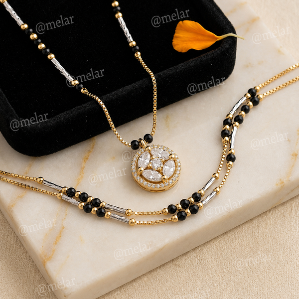 Celestial Crystal Mangalsutra